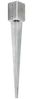 vidaXL Erdspieße 6 Stk. Silbern 9×9×75 cm Verzinkter Stahl 145414 Bild 2
