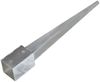 vidaXL Erdspieße 6 Stk. Silbern 9×9×75 cm Verzinkter Stahl 145414 Bild 4