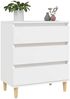 Sideboard, Kommode Weiß 60x35x70 cm Holzwerkstoff j3278p Bild 4