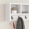 vidaXL Wandmontierter nachttisch Weiß 75 x 16 x 26 cm Holzwerkstoff 874315 Bild 4
