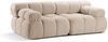 Micadoni Modulares Sofa Bellis 2-Sitzer Boucle Rolf Helles Beige Bild 2