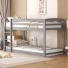TavilaEcon Etagenbett Kinderbett Jugendbett, Massivholzrahmen, einfache Montage, ohne Rutsche, 90x200cm Bild 3