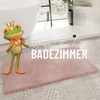 Homie Living Badematte Porto Azzurro, Höhe 30 mm, rutschhemmend beschichtet, schnell trocknend, fußbodenheizungsgeeignet, Polyester, rechteckig, Badteppich, uni, rechteckig & rund, waschbar, Badezimmerteppich Bild 4