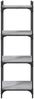 vidaXL Bücherregal 4 Böden Grau Sonoma 40x30x120 cm Holzwerkstoff 837635 Bild 4