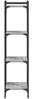 vidaXL Bücherregal 4 Böden Grau Sonoma 40x30x120 cm Holzwerkstoff 837635 Bild 5