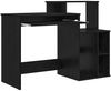 vidaXL Schreibtisch Schwarz Eichen-Optik 120,5 x 44 x 88,5 cm 869475 Bild 5
