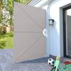 vidaXL Faltbarer Terrassen-Seitenfächer Creme 240×160 cm 44567 Bild 3