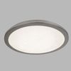 LED Deckenleuchte, Chrom, Kristallsandeffekt, 30 cm Bild 2