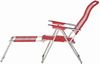 Gartensessel Spaghetti von Fiam aus Aluminium, Retro Chic, rot, verstellbar, wetterfest Bild 2