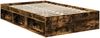 vidaXL Bettrahmen Geräucherte Eiche 120 x 200 cm Massives Kiefernholz 3410622 Bild 5