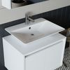 Roomart ATLANTIC-65 Badmöbel Set– 2-teiliges Badezimmermöbel Set - Waschbecken mit Unterschrank - H 45 x B 45 x T 65 cm • Weiß Bild 5