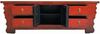 Chinesisches Lowboard Rot exotisch vintage Kommode TV-Schrank asiatisch Kolonial-Stil Antik-Stil Sideboard orientalisch Fernost shabby-chic Landhaus Bild 4