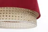 BPS Koncept 0SE0-026 Hängeleuchte SENSEI Texil aus Velourss auf PVC-Kunststoff rot, beige 1xE27 60W H:117cm Ø35cm dimmbar Bild 4