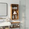 vidaXL Badezimmer-Wandschrank Altholz 30 x 10 x 60,5 cm Holzwerkstoff 889325 Bild 4
