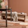 Bronx71 Esszimmerbank Ravi Chenille beige/pink 160 cm Bild 5