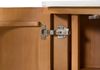 Kommode Mango 65 x 38 x 76 natur lackiert / Marmor weiß BARCELONA #515 Bild 4