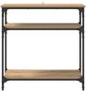 vidaXL Konsolentisch Artisan-Eiche 75 x 29 x 75 cm Holzwerkstoff 882203 Bild 5