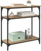 vidaXL Konsolentisch Artisan-Eiche 75 x 29 x 75 cm Holzwerkstoff 882203 Bild 3