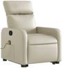 vidaXL Massagesessel mit Aufstehhilfe Creme Kunstleder 3206757 Bild 3
