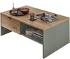 Couchtisch >Ina< in Grün, Holzwerkstoff - 110x44x65cm (BxHxT) Bild 3
