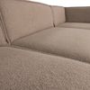 Ecksofa Chaiselongue Manu - Teddy-Stoff Taupe, Rechts Bild 5