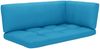 vidaXL Outdoor-Ecksofa Paletten Kiefernholz Imprägniert Weiß 3066569 Bild 5