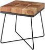 Wohnling Beistelltisch ZARI 45 x 45 x 51 cm, Akazie Massivholz mit Metallgestell Bild 2