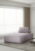 Sofa Set 2-teilig Sezlong und Sofa 3-Sitzer CELES in Stoff Scala Flieder Bild 4