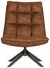 Drehsessel Jouke Kunstleder, Cognac Bild 3