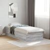 vidaXL Bettgestell Grau Sonoma 90x200 cm Holzwerkstoff 3281061 Bild 3