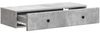 vidaXL Wandmontierter Beistelltisch Betongrau 87,5 x 34,5 x 17 cm 899178 Bild 3