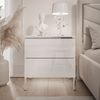 Lookway Nachttisch AURORA II SILVER mit LED‑Beleuchtung (1x Nachttisch), Breite: 50 cm Bild 3