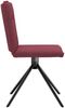 vidaXL Esszimmerstühle 2 Stk. Weinrot Stoff 4101235 Bild 5