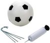 Dunlop Fußballtor Kinder Fußballtore 2er Set mit Begrenzungsbanden (Tor, Ball, Ballpumpe mit Adapter, Steck-Klick-Montage, Heringe inkl, Abmessungen Spielfeld (BxTxH) ca. 426 x 235 x 36 cm), Fußballtor mit Banden Bild 3