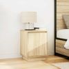 vidaXL Nachttische mit LED-Leuchten 2 Stk. Sonoma-Eiche 38x34x50 cm 861270 Bild 4