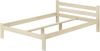 Doppelbett Ehebett Holzbett 140x200 Fichte massiv lackiert mit wählbarem Zubehör V-60.60-14ohne Zubehör Bild 3