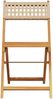 vidaXL Gartenstühle 6 Stk. Klappbar Beige Poly Rattan & Massivholz 3214599 Bild 4