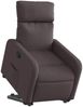 vidaXL Relaxsessel mit Aufstehhilfe Dunkelbraun Stoff 3206704 Bild 3