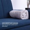 Mikrofaser Flauschdecke 150x200cm - Ornament Kreise 150x200cm Bild 5