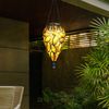 2x LED Solarleuchte, IP44, Akku, amber, H 50cm Bild 3