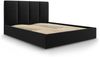 Micadoni Bett Pyla Samt Schwarz 180x200 Bild 2