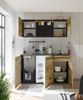 Singleküche >Jazz< in Eiche Artisan - 160x212x60 (BxHxT) Bild 5