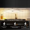 ZMH LED Unterbauleuchte mit Bewegungsmelder Aufladbar Schranklicht USB 1500mAh Flur Cabinet, Augenschutz, Einfache Installtion, LED fest integriert, 3000-6500K, 20CM Dimmbar 3 Farbtemperatur Schrankleuchte Schlafzimmer Bild 3