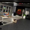 Rheinland Möbel Statio Schreibtisch 160x80 cm höhenverstellbar ±10 mm in Eiche – großzügiger Bürotisch für Homeoffice & Büro, gerader Fuß, Kabelwanne, einfache Montage, FSC® zertifiziert Bild 5
