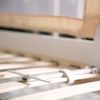 roba Bettschutzgitter Klipp-Klapp 100 cm - Rausfallschutz klappbar - 50 cm hoch - Beige Bild 2