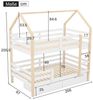 Flieks Etagenbett, Hochbett Kiefer Kinderbett mit 2 großen Schubladen 90*200cm Bild 3