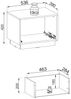 Bettso 'ROY' Nachttisch mit geriffelte Schublade, Holzwerkstoff Beige, 42x39x54 cm Bild 3