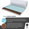 Topper 5x120x200 cm Matratzenauflage mit RavineBlue-Schaum Matratzenschoner Kokosfaser H4 Bild 5