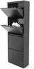 Spinder Schuhschrank mit 4 Klappen Schwarz, Billy 4 Bild 4