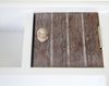Schlüsselbrett HWC-A48, Schlüsselkasten Schlüsselboard mit Türen, Massiv-Holz MVG-zertifiziert ~ shabby braun-weiß Bild 5